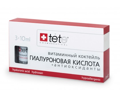 Гиалуроновая кислота + Антиоксиданты / Hyaluronic Acid & Antioxidants/ (Vit.C)/Tete