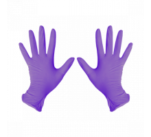 Перчатки нитриловые S Фиолетовый 200 шт/уп