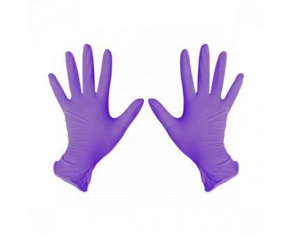 Перчатки нитриловые S Фиолетовый 200 шт/уп