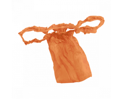 Трусы женские бикини с рюшей Спанбонд Оранжевый 10 шт/уп поштучно